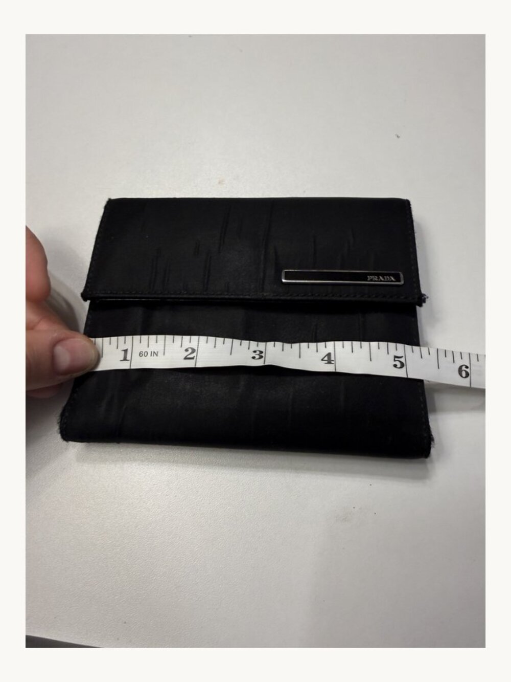 Prada Tessuto Chic Nero Nylon Trifold Wallet - Picture 8 of 11